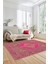 Dijital Kaymaz Yıkanabilir Göbekli Klasik Desen Yolluk Mutfak Salon Halısı, Klasik-06-Pembe, 3