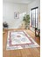 Sade Klasik Desen Dijital Kaymaz Taban Yıkanabilir Yolluk Mutfak Salon Halısı, Klasik-20-Bordo, 3