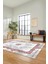 Sade Klasik Desen Dijital Kaymaz Taban Yıkanabilir Yolluk Mutfak Salon Halısı, Klasik-20-Bordo, 4
