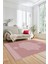 Şık Göbekli Klasik Motifli Dijital Kaymaz Yıkanabilir Yolluk Mutfak Salon Halısı, Klasik-30-Pembe, 5