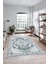 Dijital Kaymaz Yıkanabilir Klasik Desenli Yolluk Mutfak Salon Halısı, Klasik-09-Mavi, 5