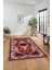 Göbekli Klasik Desenli Dijital Kaymaz Yıkanabilir Yolluk Mutfak Salon Halısı, Klasik-24-Bordo, 3