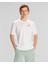 Frotis Erkek Beyaz Yuvarlak Yaka Tişört 1