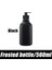 BUZLU-SIYAH-500ML-500ML Sabunluk Buzlu Doldurulabilir Şampuan Pompası Şişesi Sabun Losyon Kabı Sabun Pompası El Yıkama Banyo Aksesuarları (Yurt Dışından) 1