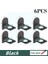 Black-6pcs-No-Punch Duvar Dikey Depolama Asılı Raf Duş Jeli El Temizleyici Tutucu Mutfak Duvara Monte Deterjan Asılı Raf (Yurt Dışından) 1