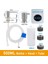 500ML Gümüş SET-500/350ML Mutfak Lavabo Sabunluk El Basın Sıvı Sabunluk Şişe Paslanmaz Çelik Bulaşık Sabunu Dispenseri Pompa Kafası (Yurt Dışından) 1