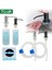 500ML Gümüş SET-500/350ML Mutfak Lavabo Sabunluk El Basın Sıvı Sabunluk Şişe Paslanmaz Çelik Bulaşık Sabunu Dispenseri Pompa Kafası (Yurt Dışından) 2