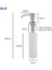 A61219N-ULA 300ML Mutfak Sabunluk Paslanmaz Çelik Lavabo Sabunluk Deterjan Sıvı Sabun Losyon Dispenserleri Sıvı Sabunluk (Yurt Dışından) 4