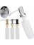 Gümüş-Mutfak Lavabo Sabunluk Fırçalanmış Sabun Şişesi Banyo Elle Pres Sabun Şişesi Mutfak Aksesuarları 300 ml (Yurt Dışından) 2