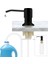 SET2-350ML-BLACK-304 Paslanmaz Çelik Mutfak Lavabo Sabunluk Uzatma Tüpü Bulaşık Sabunu Basın Pompası Kafa Çıkış Kafası Genişletici 350/500 ml (Yurt Dışından) 3