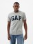 Erkek Gri Gap Logo T-Shirt 1