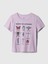 Erkek Bebek Lila Mix And Match Grafikli T-Shirt 1