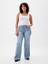 Kadın Mavi High Rise '70S Flare Jean Pantolon 2