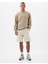 Erkek Kırık Beyaz 9'' Essential Khaki Şort 1