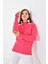 Ftz Women Kadın Tüy Detaylı Kazak Fuşya 2