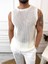 T-Shirt Nefes Alabilen Terletmez Pamuklu Fileli T-Shirt Oversize T-Shirt Sıfır Kol T-Shirt 3