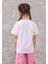 Pembe Stay Positive Baskılı T-Shirt 2