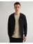 Erkek Siyah Regular Fit Fermuarlı Logolu Sweatshirt 2524134T.5 1
