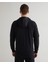 Erkek Siyah Regular Fit Fermuarlı Logolu Sweatshirt 2524134T.5 2