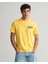 Erkek Sarı Regular Fit Bisiklet Yaka Logolu T-Shirt 2033016.706 1