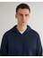 Erkek Lacivert Regular Fit Fermuarlı Logolu Sweatshirt 2524133T.433 4
