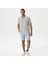 Erkek Mavi Slim Fit Keten Şort B35214T.4AX 1