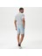 Erkek Mavi Slim Fit Keten Şort B35214T.4AX 2