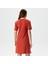 Nautıca Kadın Kiremit Relaxed Fıt Kısa Kollu Elbise 45D412T.6XP 2