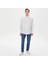 Erkek Beyaz Classic Fit Keten Gömlek W45457T.1BW 7