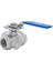 3 Yollu Tepe Flanşlı T Port Paslanmaz Dişli Küresel Vana 11/2" 3