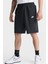 Sportswear Clup Fleece Jersey Standart Fit Kesim Siyah Erkek Spor Şort 1