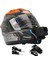 5 Parça Aksiyon Kamera Tutucu Jaw Mount Motor Kask Çene Tutma Aparatı Mavi 5