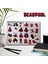 Deadpool Defter Suluk Laptop Notebook Tablet Telefon Kılıf Sticker Seti 1