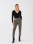 Classic Beli Lastikli Standart Fit Kadın Pantolon 1
