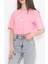 Trendıco Beli Lastikli T-Shirt Pembe - 16541.1567. 3