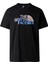 M S/s Mountaın Lıne Tee Erkek T-Shirt NF0A87NTJK31 1