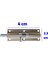 Küçük Mavzer Sürgü Sürgülü Sürgüsü Kilit Saten 25X40 mm Kapı Pencere Emniyet Kilidi Metal 2