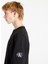 Erkek Marka Logo Detaylı Regular Fit Uzun Kollu Siyah Sweatshirt 2