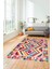 Modern Tasarım Etnik Desenli Dijital Kaymaz Yıkanabilir Yolluk Salon Halısı, Etnik-09-Renkli 2