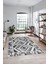 Modern Tasarım Etnik Desenli Dijital Kaymaz Yıkanabilir Yolluk Salon Halısı, Etnik-09-Gri 4