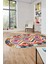 Modern Tasarım Etnik Desen Dijital Kaymaz Yıkanabilir Oval Yolluk Salon Halısı, O-Etnik-09-Renkli, 5