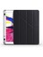 Apple iPad 4.nesil 9.7 (2012) Yatay ve Dikey Standlı Antişok Köşe Korumalı Kalemlikli Origami Slikon Kılıf A1458 A1459 A1460 2