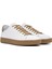 Erkek Beyaz Bağcıklı Deri Sneaker 4