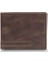 Antik Kahverengi Klasik Deri Erkek Cüzdanı - GRD2403XW22184 1