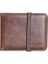 Lastikli Spor Deri Antik Kahverengi Cüzdan - GRD2403XW22535 1