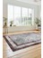 Şık Tasarım Çerçeve Desenli Modern Yıkanabilir Mutfak Salon Halısı, Çerçeveli-10-Bordo, 5