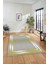Sade Düz Renk Çerçeveli Yıkanabilir Modern Yolluk Salon Halısı, Çerçeveli-39-Sarı, 3