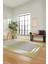 Sade Düz Renk Çerçeveli Yıkanabilir Modern Yolluk Salon Halısı, Çerçeveli-39-Sarı, 4
