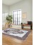 Dijital Baskılı Kaymaz Yıkanabilir Modern Çerçeveli Mutfak Salon Halısı, Çerçeveli-04-Bordo, 2