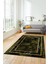Mermer Çerçeve Desenli Modern Yıkanabilir Yolluk Mutfak Salon Halısı, Çerçeveli-18-Yeşil, 3